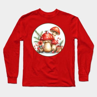 Christmas Fungus Long Sleeve T-Shirt